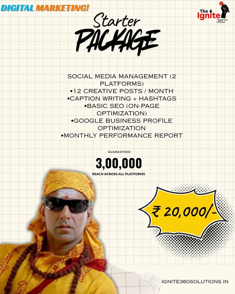 Digital Marketing Starter Package